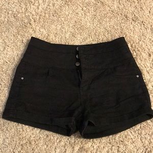 Tinseltown black jean shorts
